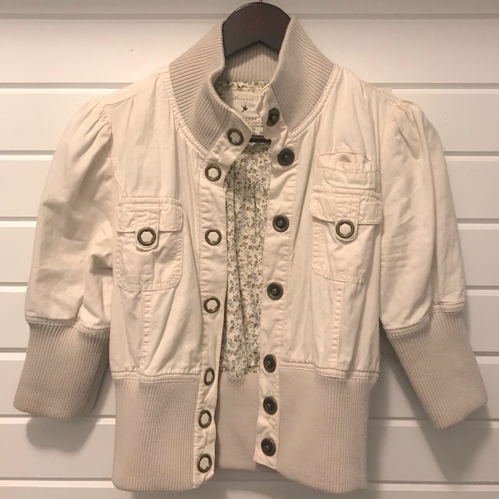 Short sleeve jacket